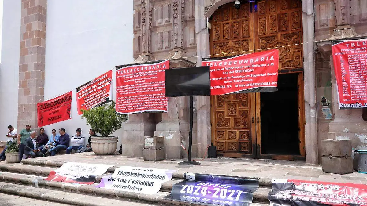 Protesta en el Palacio Legislativo